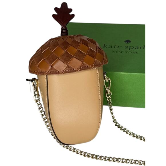 Kate Spade Handbags - Kate Spade 3d Acorn Crossbody Bag  New